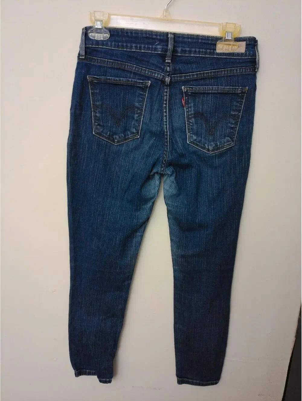 Levi's Legging girls Jeans Dark Wash Blue‎ Size 10 Stretch Skinny Fit Denim